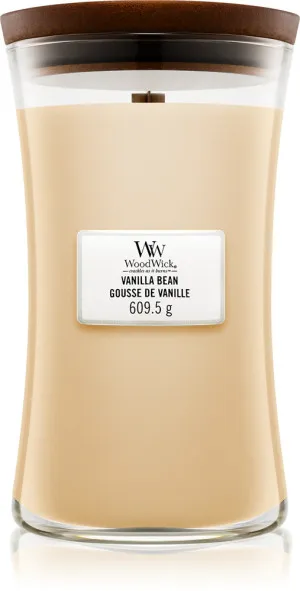 WoodWick Vanilla Bean duftlys med trævæge 609,5 g