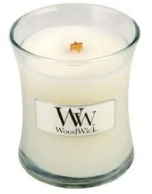WoodWick White Tea & Jasmine duftlys med trævæge til kvinder