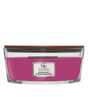 WoodWick Wild Berry & Beets duftlys med trævæge 453,6 g
