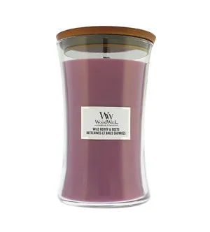 WoodWick Wild Berry & Beets duftlys med trævæge 609,5 g