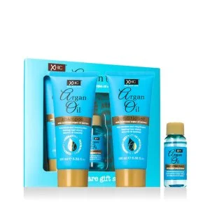 Xpel Argan Oil Gavesæt Shampoo 100 ml + Balsam 100 ml + Hårserum