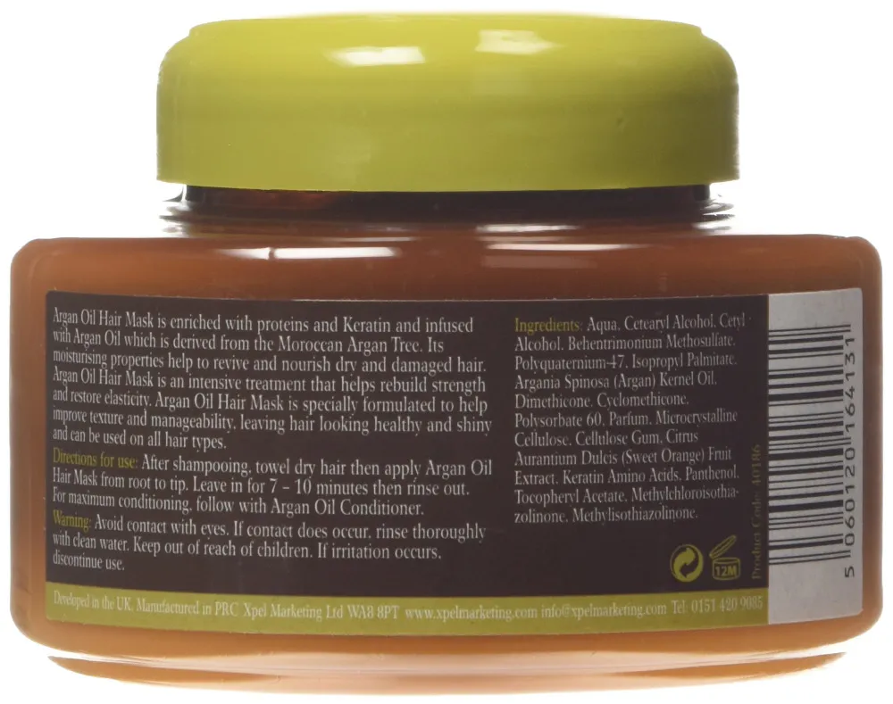 Argan Oil nærende hårmaske med arganolie 220 ml
