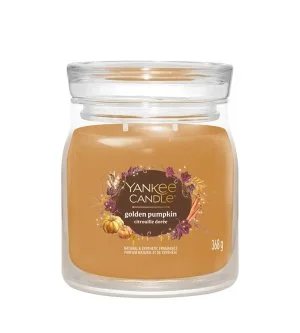 Yankee Candle Pumpkin Cinnamon Swirl Signature duftlys mellem 368 g