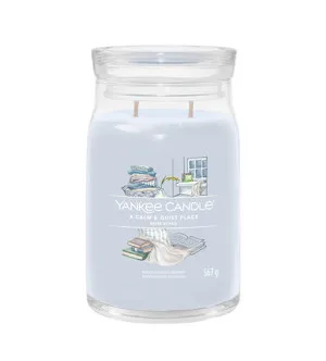Yankee Candle A Calm & Quiet Place signature stearinlys stor 567 g