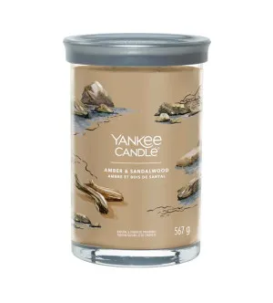 Yankee Candle Amber & Sandalwood signature tumbler stor 567g