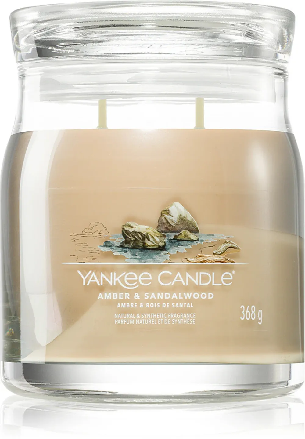 Amber & Sandalwood signature lys stor 567 g
