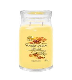 Yankee Candle Autumn Sunset signaturlys stor 567 g