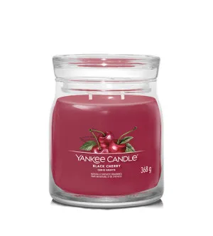 Yankee Candle Black Cherry signature lys mellem 368 g