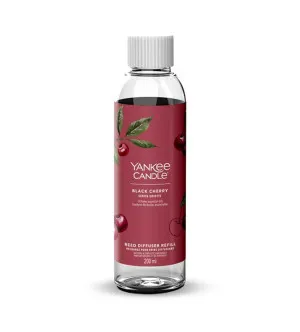 Yankee Candle Black Cherry signature refill til duftdiffuser 200 ml