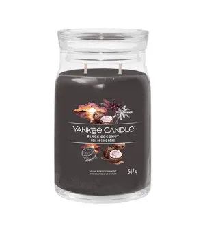Yankee Candle Black Coconut Signature stearinlys stor 567 g