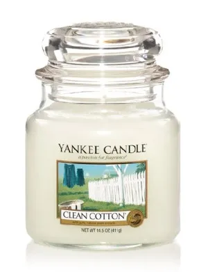 Yankee Candle Clean Cotton duftlys 411 g
