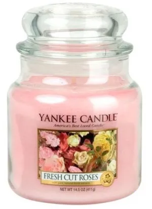 Yankee Candle Fresh Cut Roses duftlys 411 g