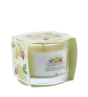 Yankee Candle Iced Berry Lemonade votiv lys i glas 37 g