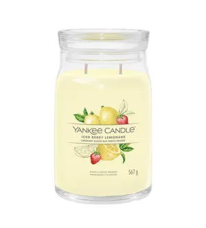 Yankee Candle Iced Berry Lemonade signature stearinlys stor 567 g