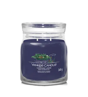 Yankee Candle Lakefront Lodge signature lys mellem 368 g