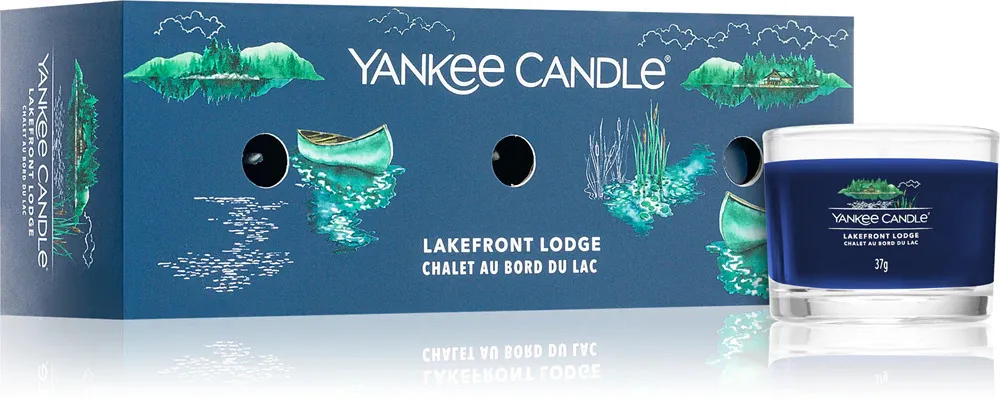 Lakefront Lodge votivlys i glas 3 x 37 g 3x37 g