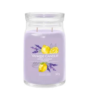 Yankee Candle Lemon Lavender signaturlys stor 567 g
