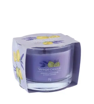Yankee Candle Lemon Lavender votivlys i glas 37 g
