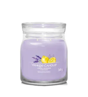 Yankee Candle Lemon Lavender signature stearinlys medium 368 g
