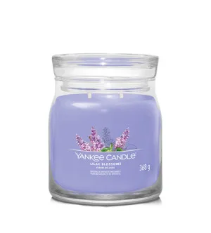 Yankee Candle Lilac Blossoms signature stearinlys mellem 368 g