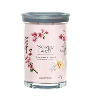 Yankee Candle Pink Cherry & Vanilla signature tumbler stor 567 g