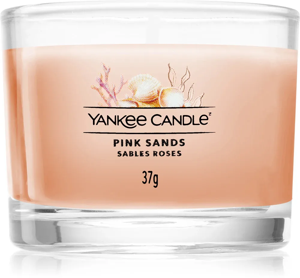 Pink Sands votivlys i glas 37 g