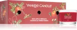 Red Apple Wreath votiv lys i glas 3 x 37 g 3x37 g