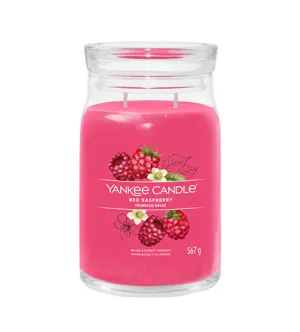 Yankee Candle Red Raspberry Signature stor lys 567 g