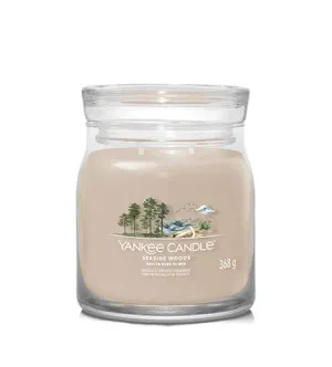 Yankee Candle Seaside Woods signature stearinlys mellem 368 g
