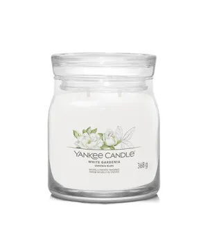 Yankee Candle Signature White Gardenia signatur duftlys medium 368 g