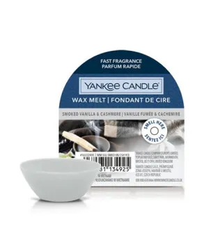 Yankee Candle Smoked Vanilla & Cashmere duftvoks 22 g