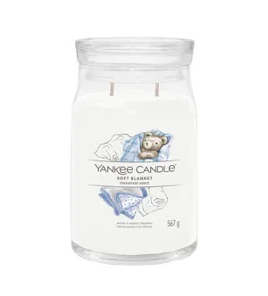 Yankee Candle Soft Blanket signature stearinlys stor 567 g