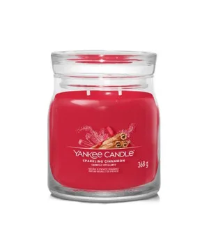 Yankee Candle Sparkling Cinnamon signature lys mellem 368 g