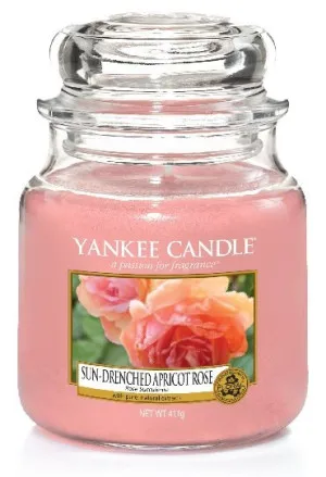 Yankee Candle Sun-Drenched Apricot Rose duftlys 411 g