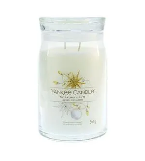 Yankee Candle Twinkling Lights signature stearinlys stor 567 g