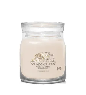 Yankee Candle Warm Cashmere signature lys mellem 368 g
