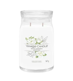 Yankee Candle White Gardenia signature lys stor 567 g