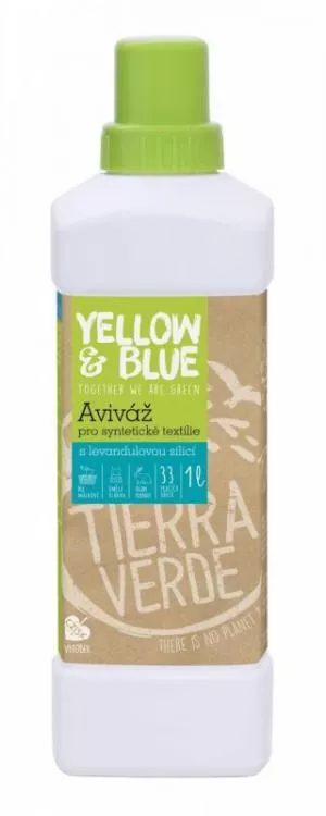 Tierra Verde Blødgøringsmiddel med lavendel (1 l) - til blødgøring af syntetisk vasketøj