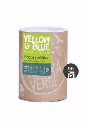 Tierra Verde Vaskepulver til farvet vasketøj (850 g glas)