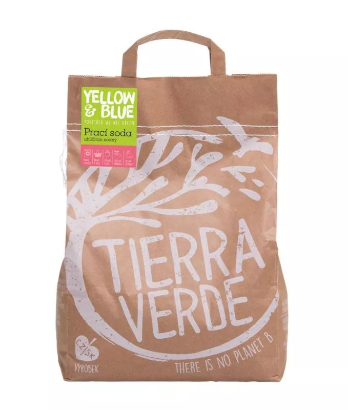 Tierra Verde Vaskesoda (5 kg sæk) - til fremstilling af hjemmelavet pulver