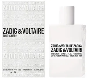 Zadig & Voltaire This is Her! eau de parfum til kvinder 50 ml