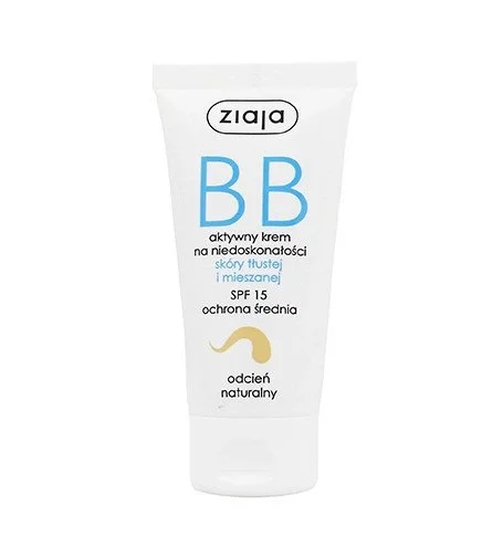 BB-creme til fedtet og kombineret hud SPF 15 Natural 50 ml