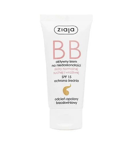 BB-creme til normal, tør og sensitiv hud BB-creme til normal og tør hud SPF 15 Mørk 50 ml
