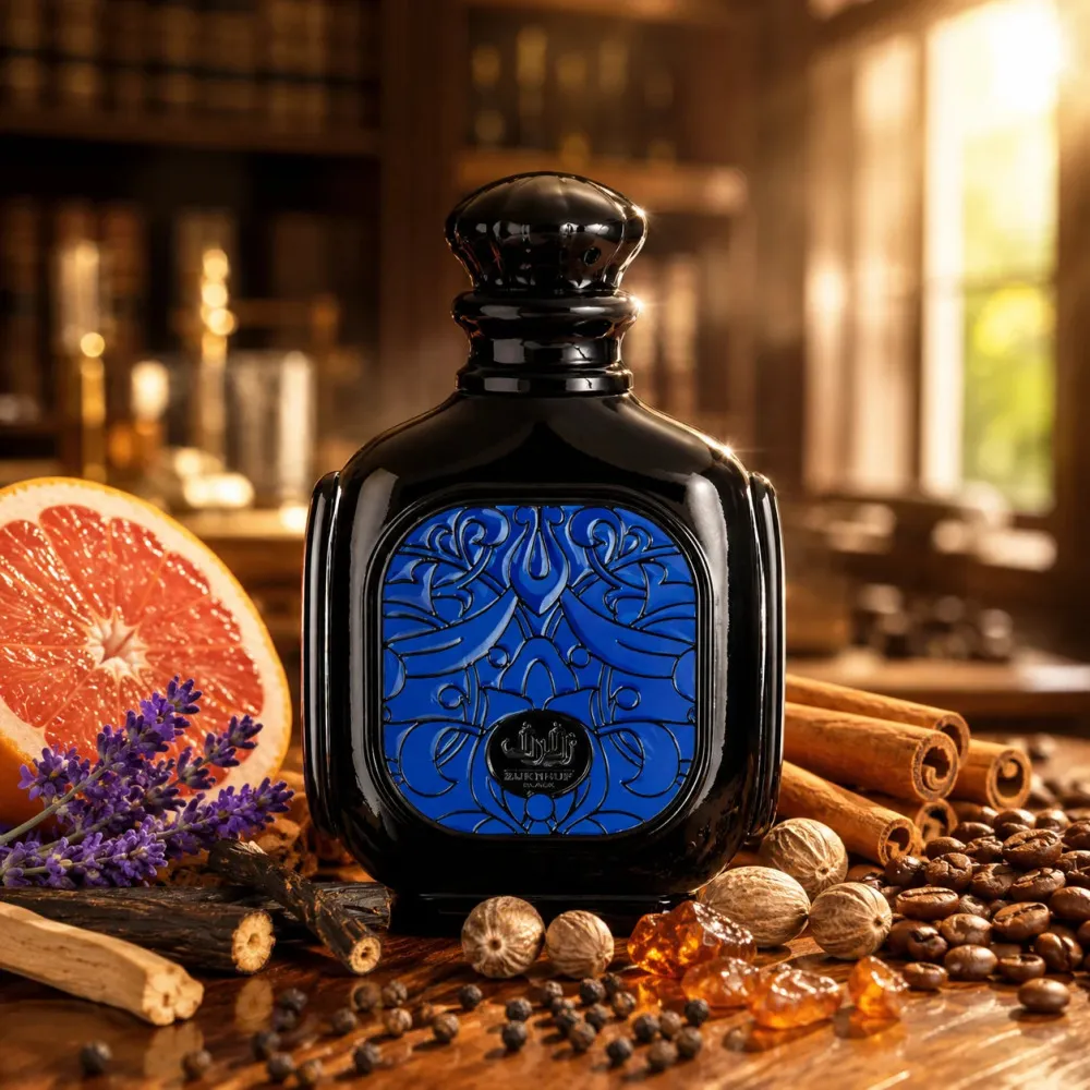 Zukhruf Black parfumeret vand til mænd 100 ml