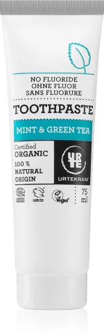 Urtekram Tandpasta med grøn te og mynte 75ml BIO, VEG