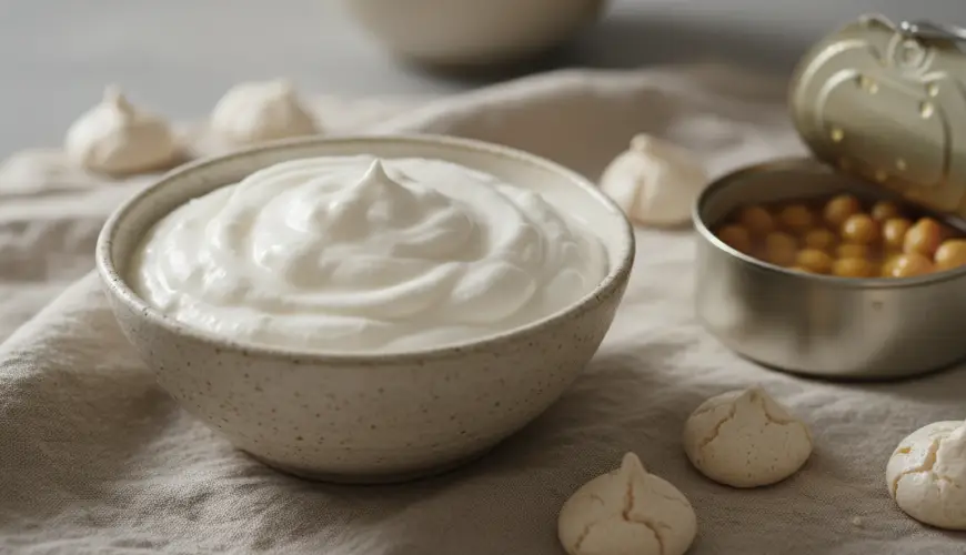 Aquafaba eller væske fra kikærter erstatter æg ved bagning