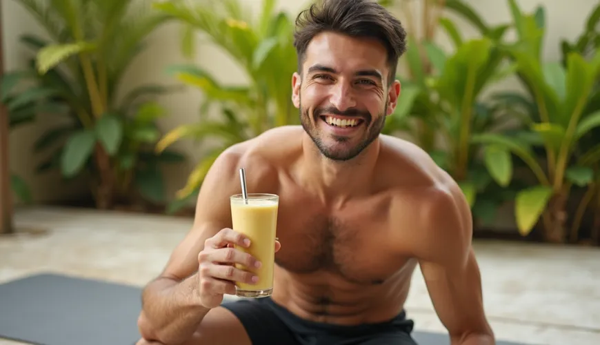 Bananensmoothie til vægttab, der giver dig energi