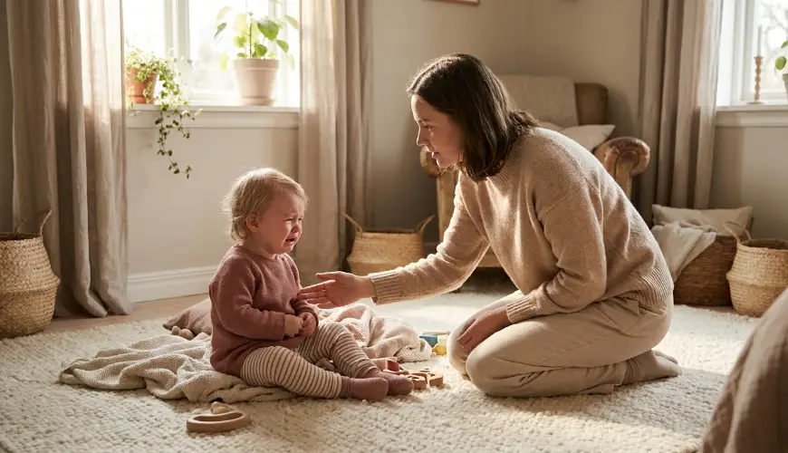 Co-regulering hos småbørn hjælper med at håndtere følelser