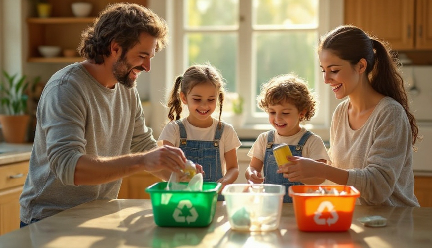 Børn og økologi starter derhjemme, når I gør affaldssortering og vandsparing til en leg