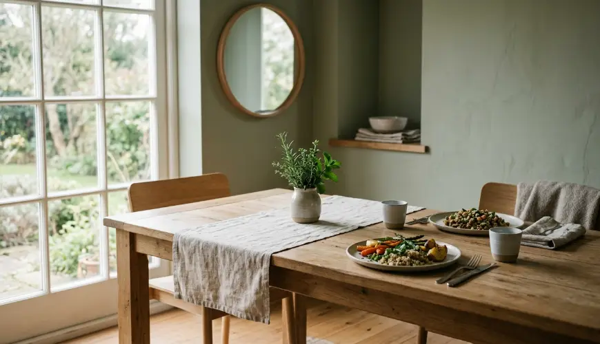 Feng shui i spisestuen ændrer den måde, vi spiser på